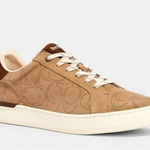 New! Coach Mens Suede Sneakers